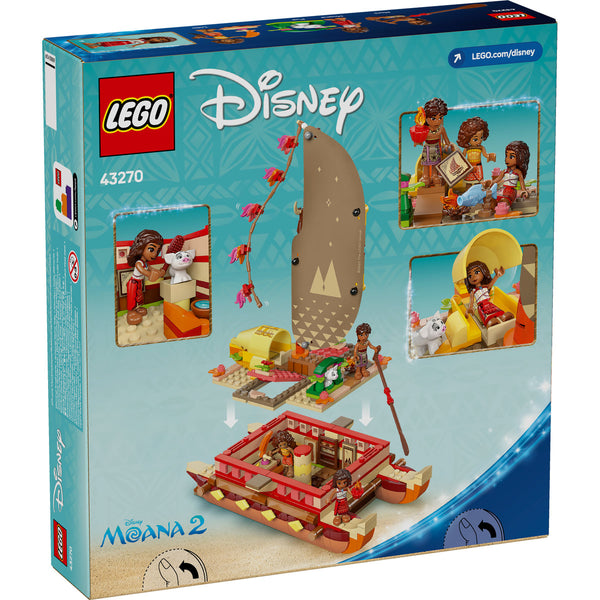 LEGO Disney 43270 — Canoea de aventura a Moanei – imagine 3