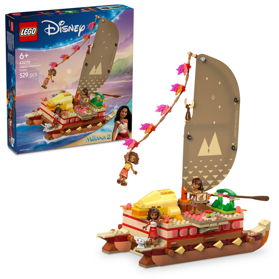 LEGO Disney 43270 — Canoea de aventura a Moanei – imagine 1