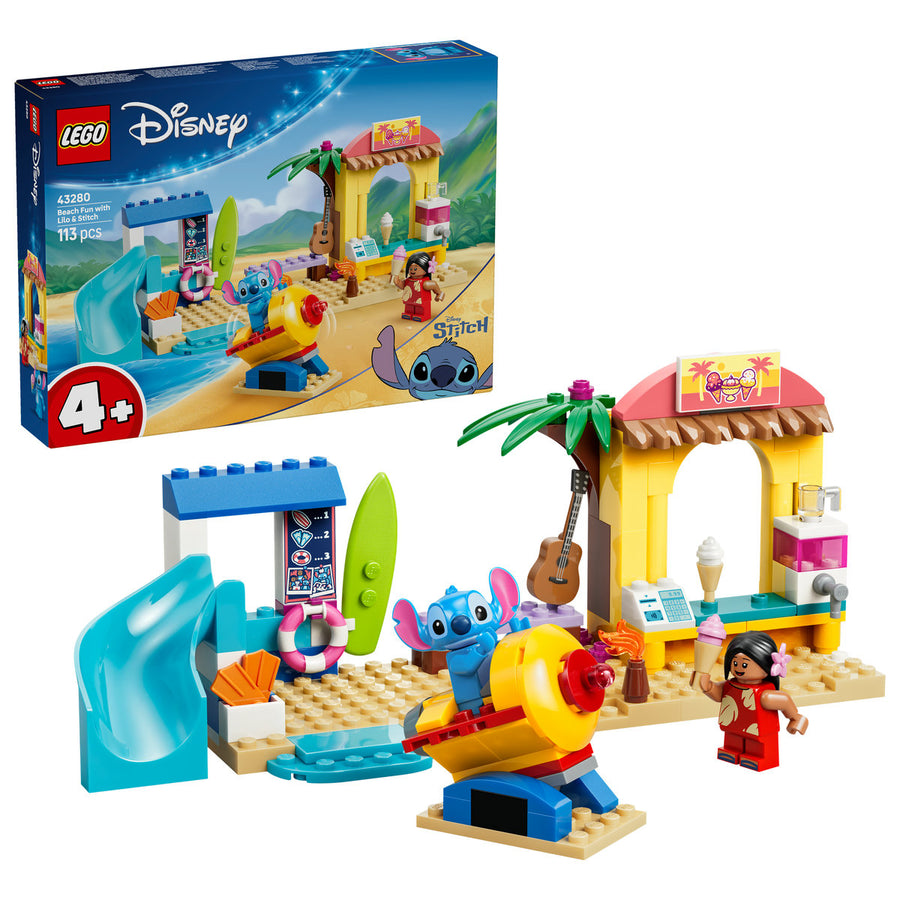 LEGO Disney 43280 — Distracție pe plajă cu Lilo și Stitch – imagine 1