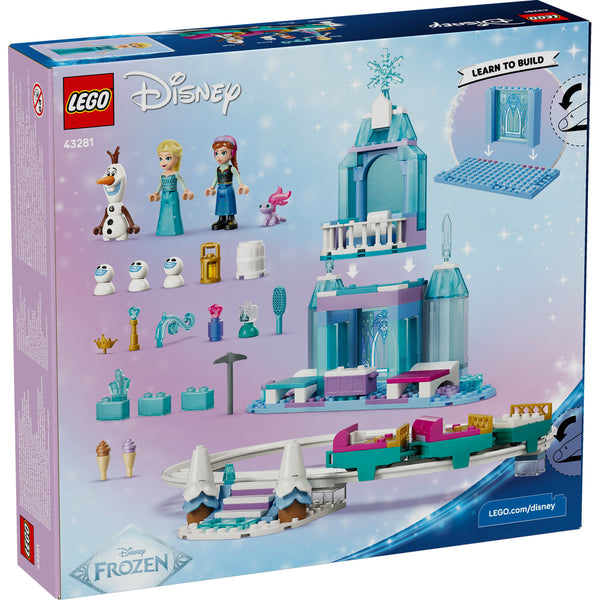 LEGO Disney 43281 — Aventură cu sania pe șine la castelul de gheață al Elsei – imagine 3