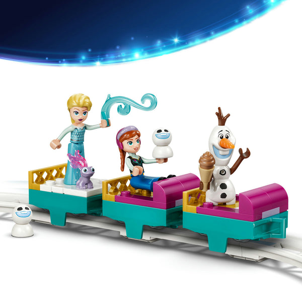 LEGO Disney 43281 — Aventură cu sania pe șine la castelul de gheață al Elsei – imagine 5