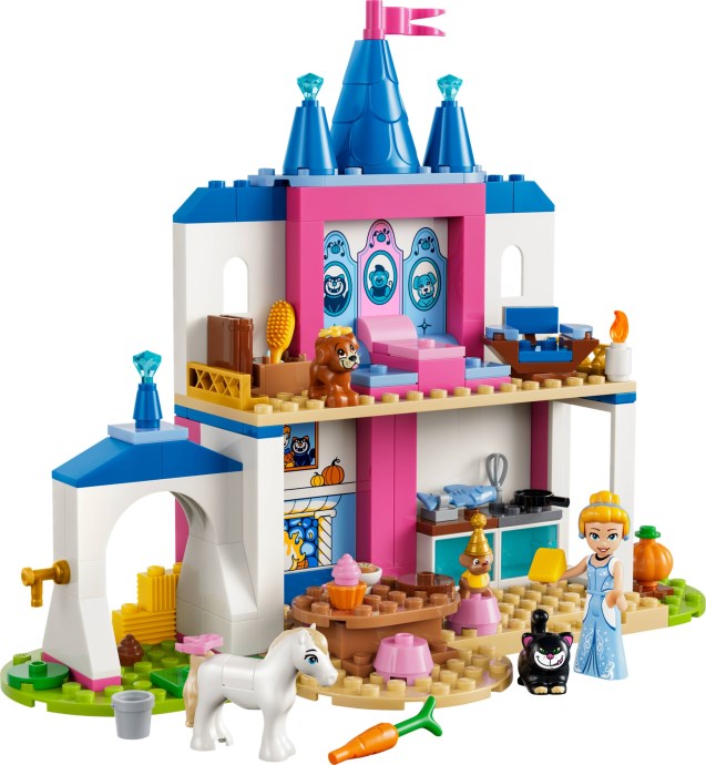 LEGO Disney 43283 — Castelul cu animăluțe al Cenușăresei