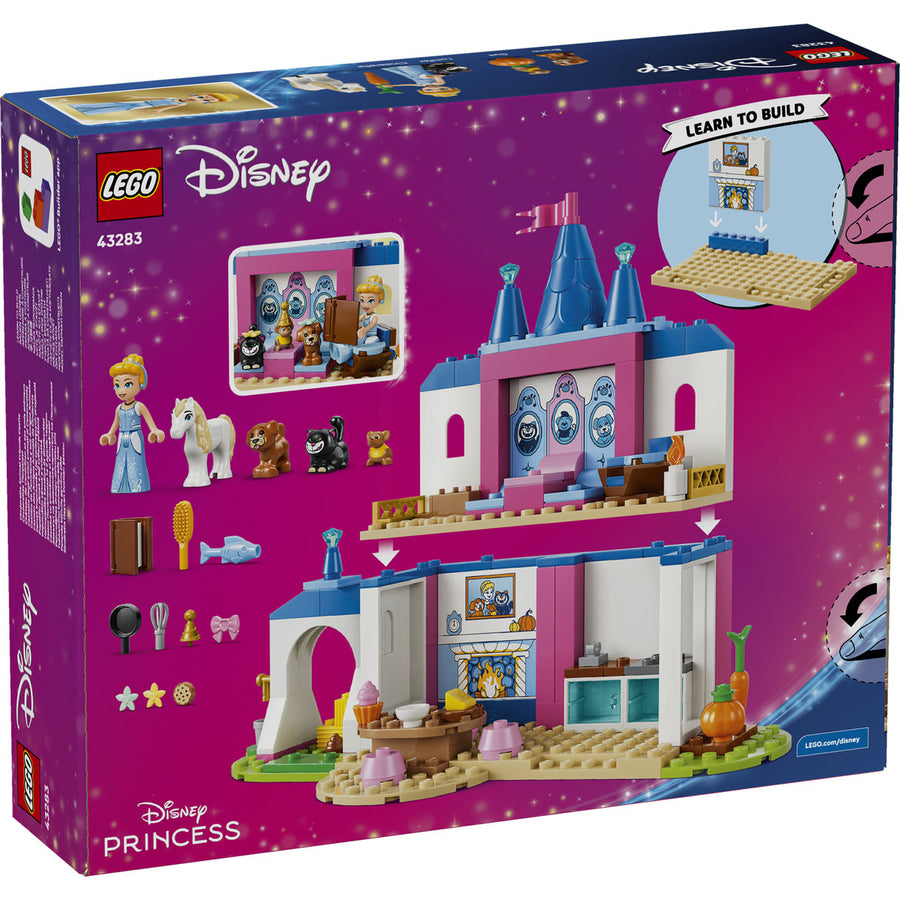 LEGO Disney 43283 — Castelul cu animăluțe al Cenușăresei – imagine 3