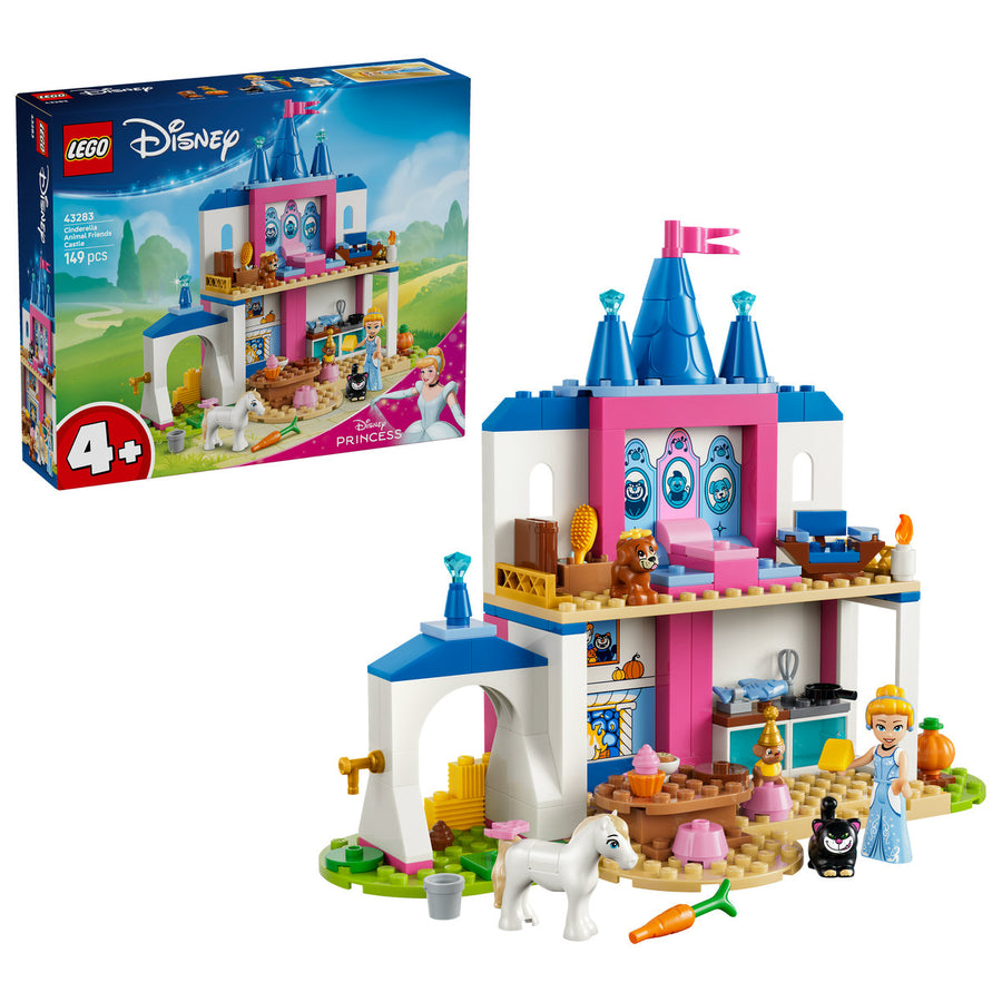LEGO Disney 43283 — Castelul cu animăluțe al Cenușăresei – imagine 1