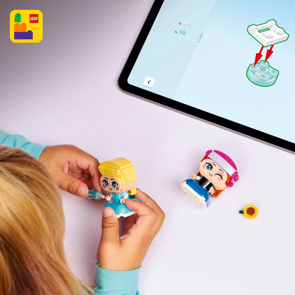 LEGO Disney 43284 — Miniprințesele Anna și Elsa – imagine 6