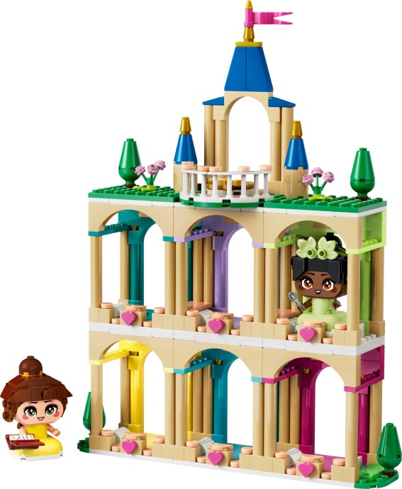 LEGO Disney 43291 — Miniprințesele Belle și Tiana la castel