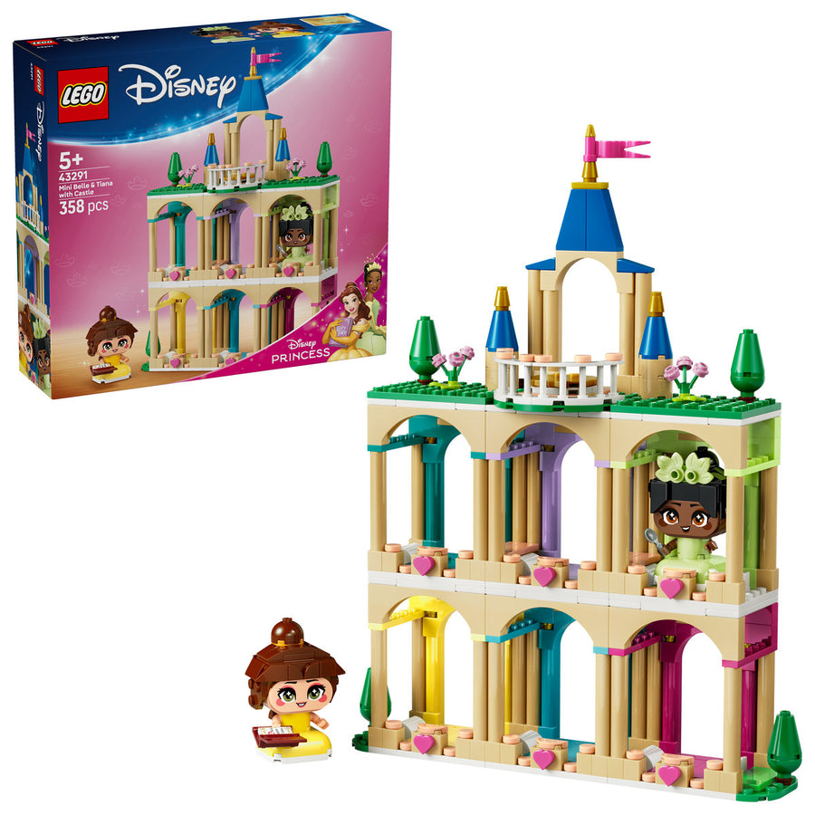 LEGO Disney 43291 — Miniprințesele Belle și Tiana la castel – imagine 1