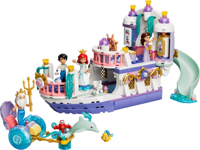 LEGO Disney 43299 — Barca nunții regale a lui Ariel