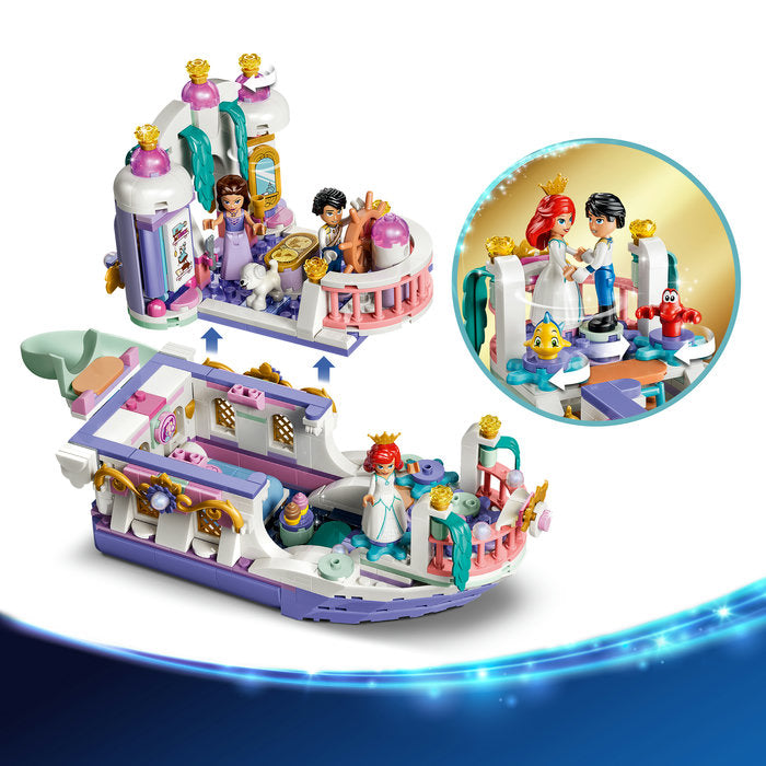 LEGO Disney 43299 — Barca nunții regale a lui Ariel – imagine 7