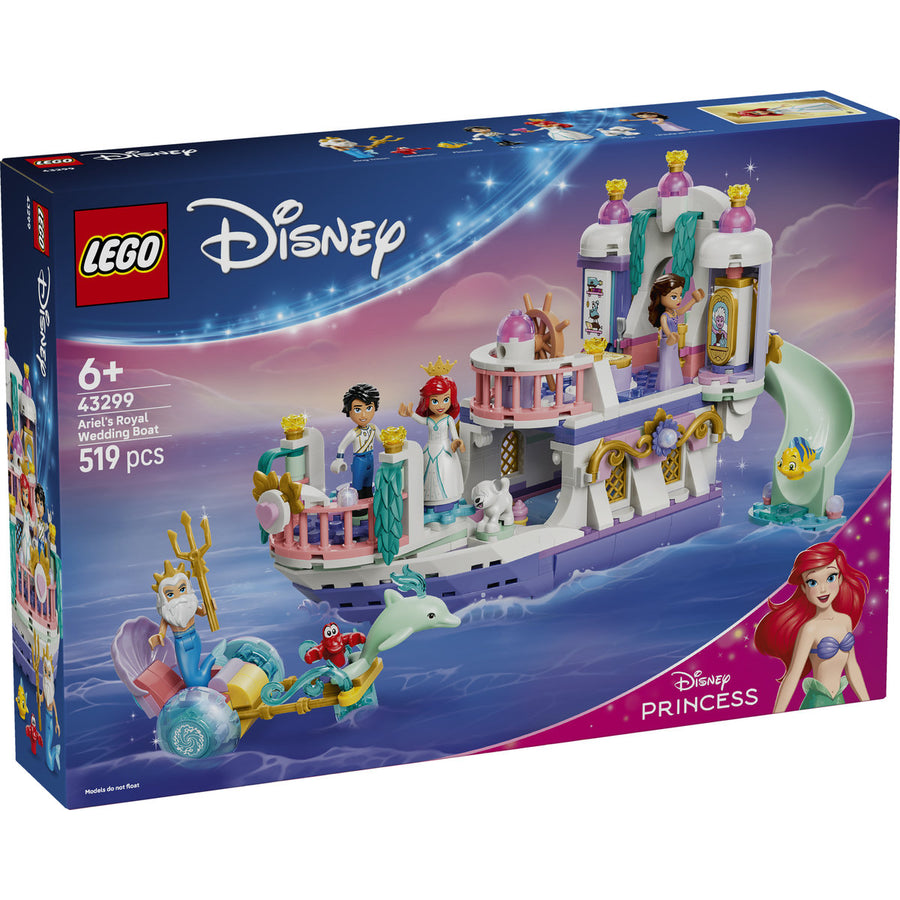 LEGO Disney 43299 — Barca nunții regale a lui Ariel – imagine 2