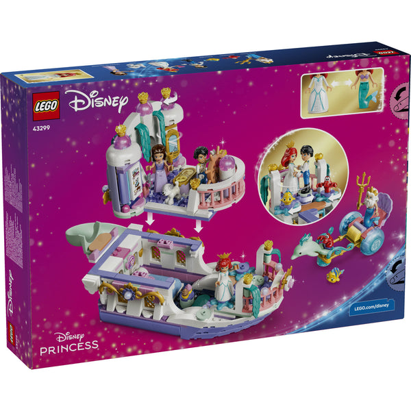 LEGO Disney 43299 — Barca nunții regale a lui Ariel – imagine 3