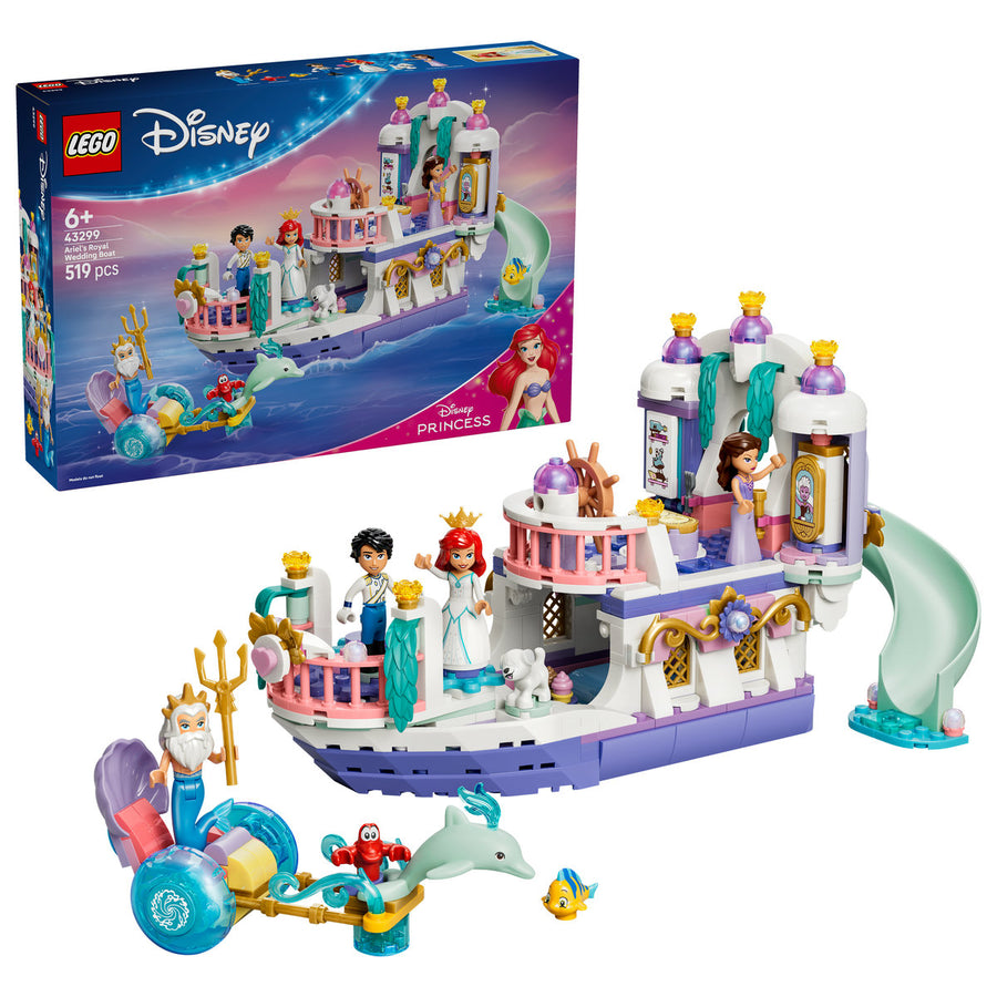 LEGO Disney 43299 — Barca nunții regale a lui Ariel – imagine 1