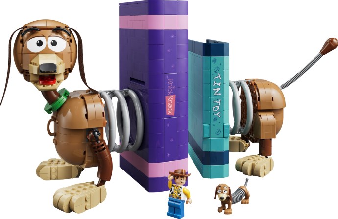 LEGO Disney 43301 — Opritoare de cărți Câinele Slinky din Povestea jucăriilor