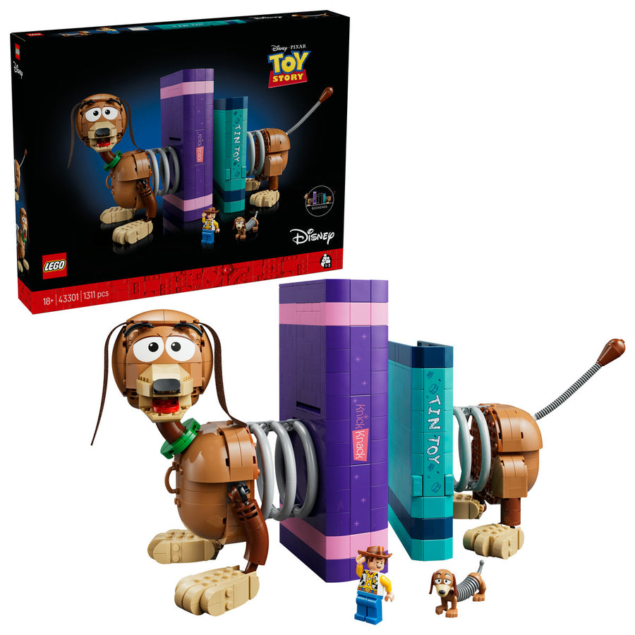 LEGO Disney 43301 — Opritoare de cărți Câinele Slinky din Povestea jucăriilor – imagine 1