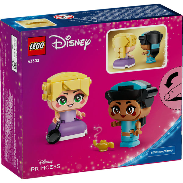 LEGO Disney 43303 — Miniprințesele Jasmine și Rapunzel – imagine 3