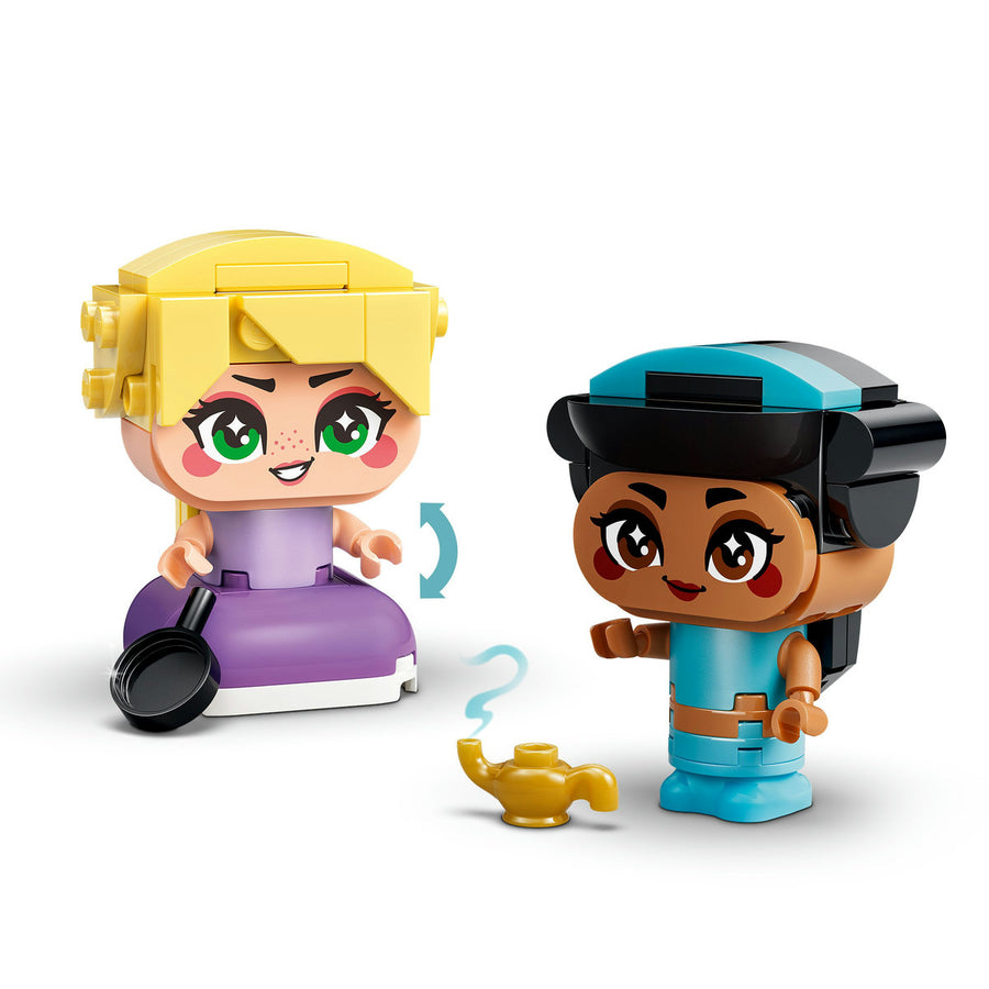 LEGO Disney 43303 — Miniprințesele Jasmine și Rapunzel – imagine 5