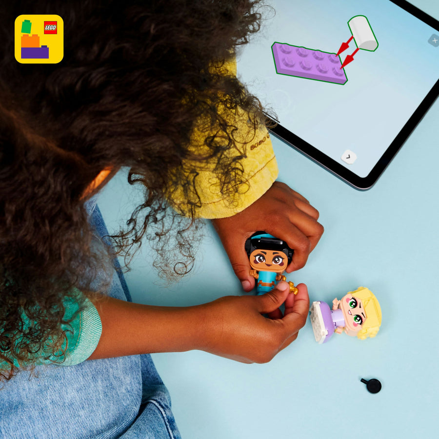 LEGO Disney 43303 — Miniprințesele Jasmine și Rapunzel – imagine 6