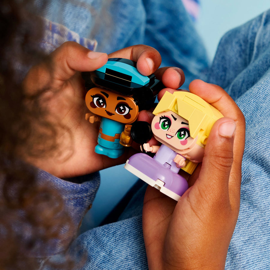LEGO Disney 43303 — Miniprințesele Jasmine și Rapunzel – imagine 7