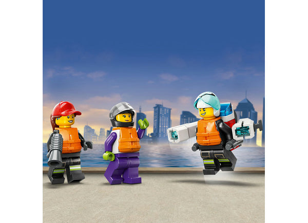 LEGO City 60373 — Barca de salvare a pompierilor – imagine 4