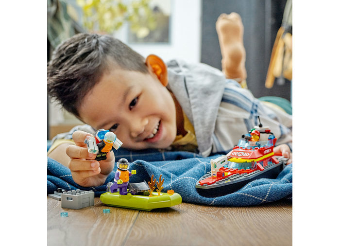 LEGO City 60373 — Barca de salvare a pompierilor – imagine 6