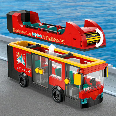 LEGO City 60407 — Autobuz turistic rosu cu etaj – imagine 9