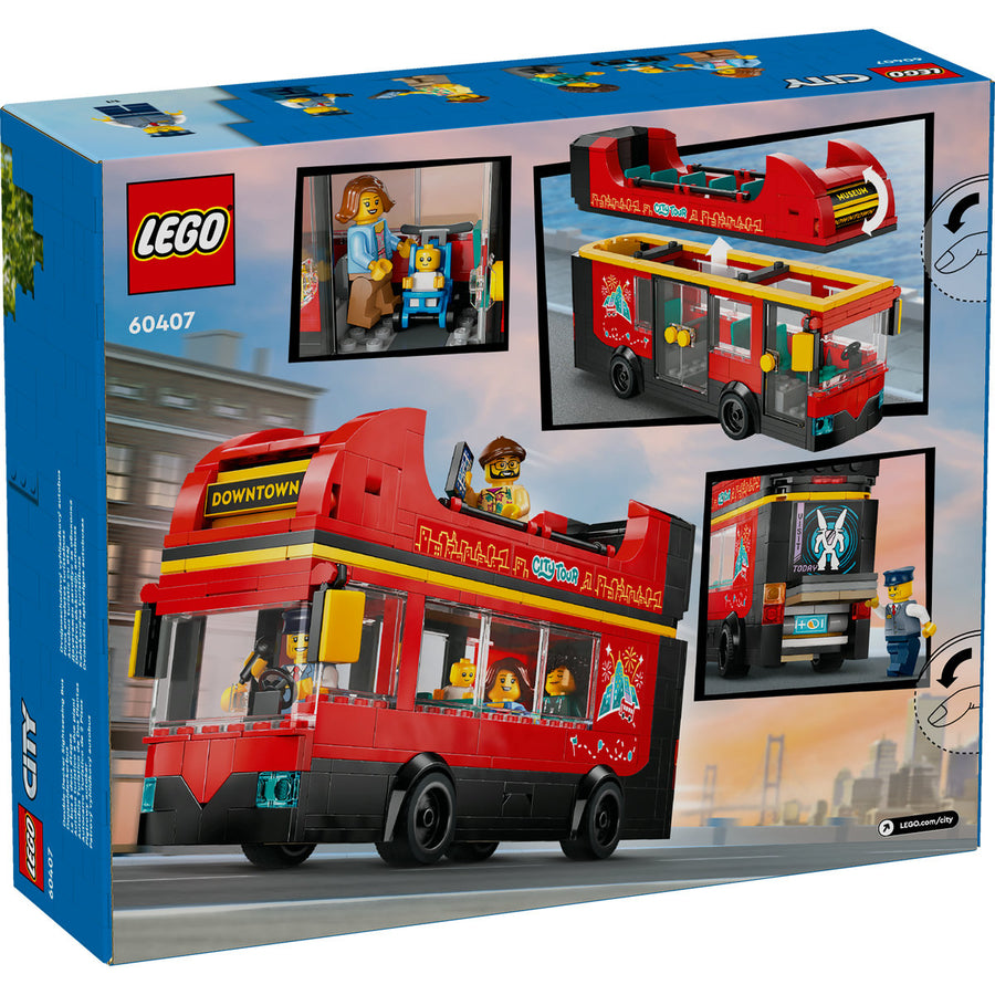 LEGO City 60407 — Autobuz turistic rosu cu etaj – imagine 3
