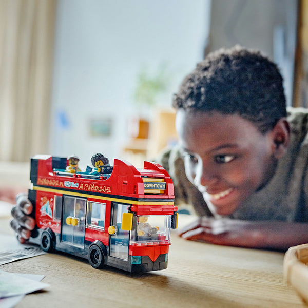 LEGO City 60407 — Autobuz turistic rosu cu etaj – imagine 5