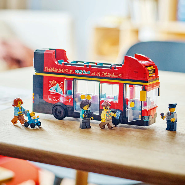 LEGO City 60407 — Autobuz turistic rosu cu etaj – imagine 6