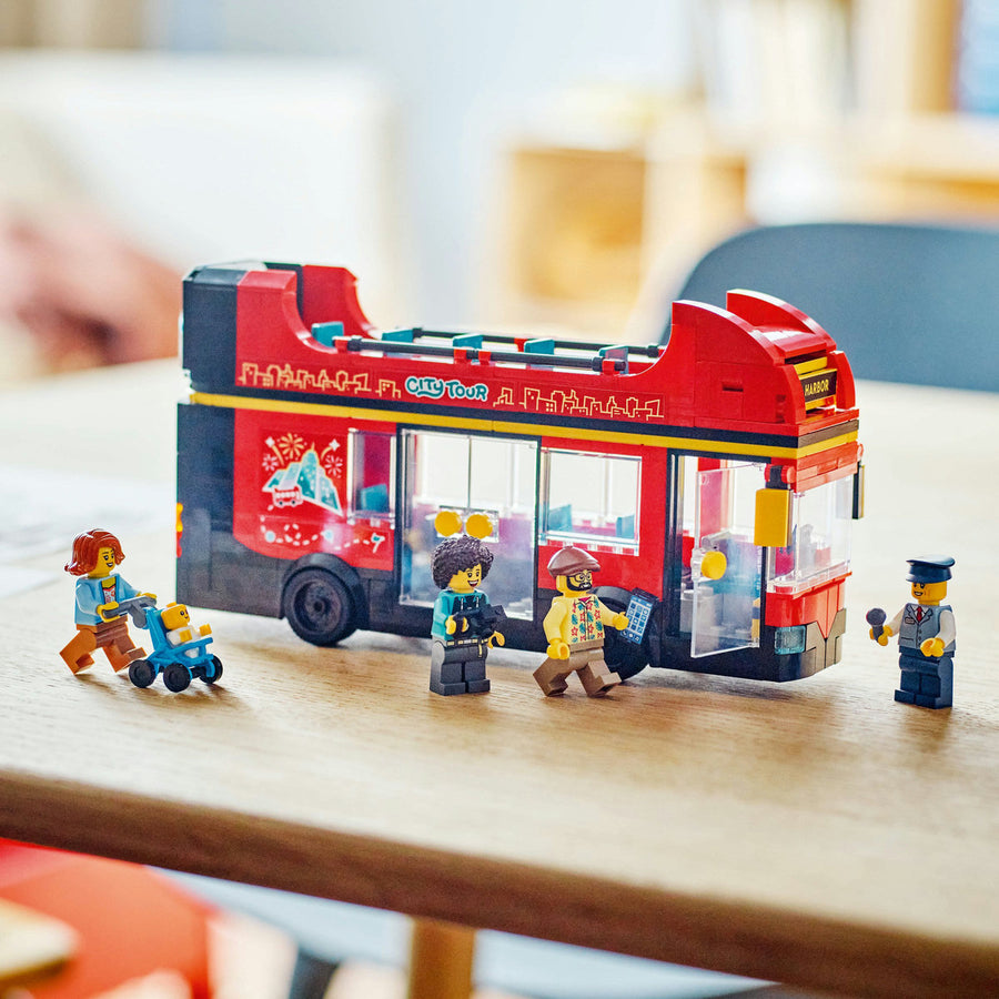 LEGO City 60407 — Autobuz turistic rosu cu etaj – imagine 6
