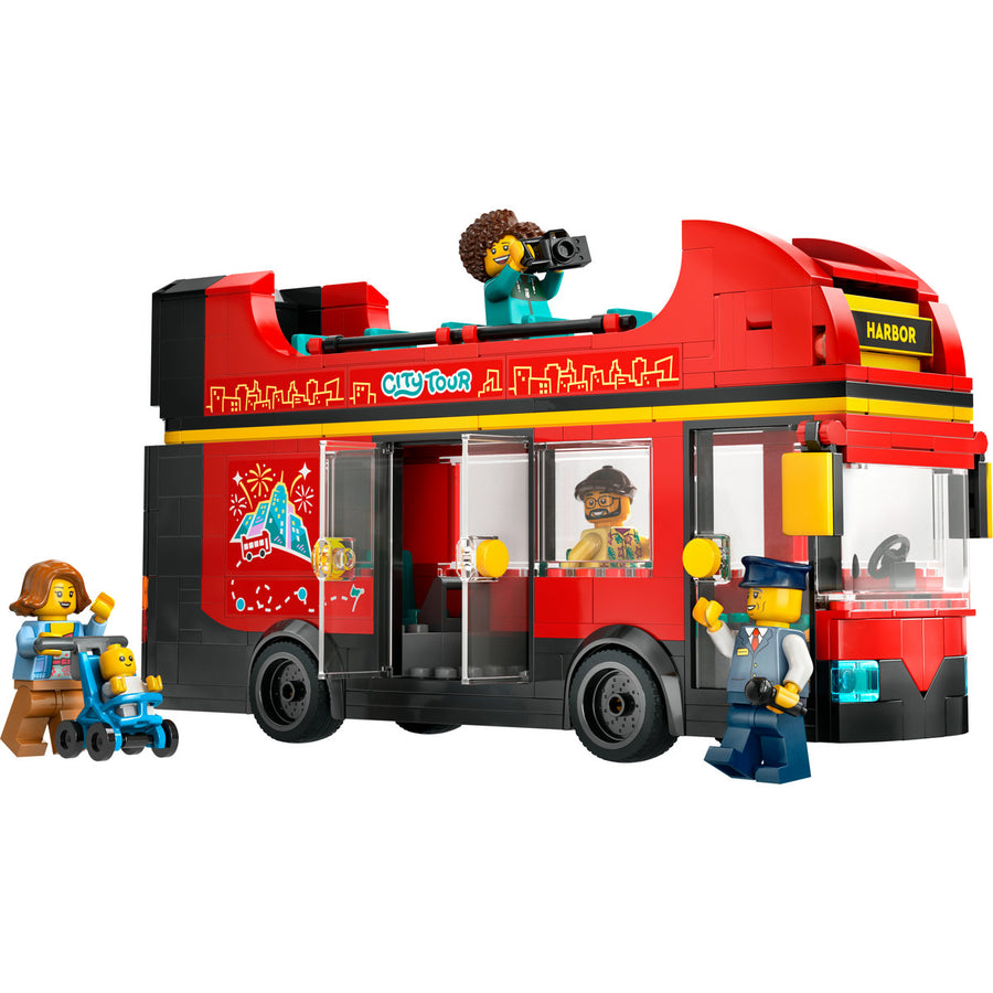 LEGO City 60407 — Autobuz turistic rosu cu etaj – imagine 7