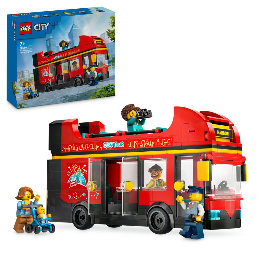 LEGO City 60407 — Autobuz turistic rosu cu etaj – imagine 1