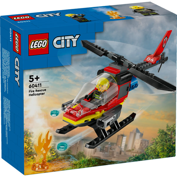 LEGO City 60411 — Elicopter de pompieri – imagine 2