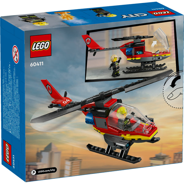 LEGO City 60411 — Elicopter de pompieri – imagine 3