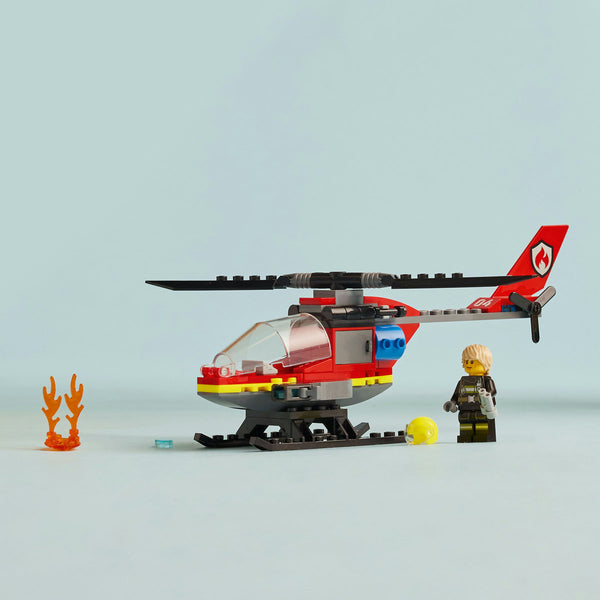 LEGO City 60411 — Elicopter de pompieri – imagine 6