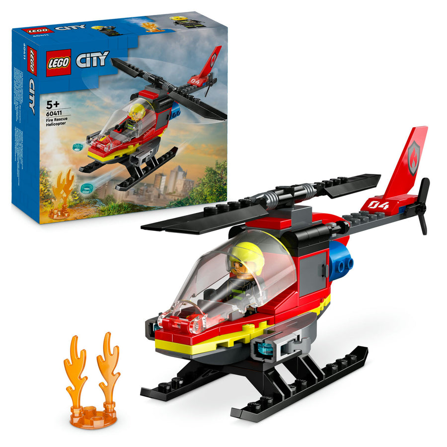 LEGO City 60411 — Elicopter de pompieri – imagine 1