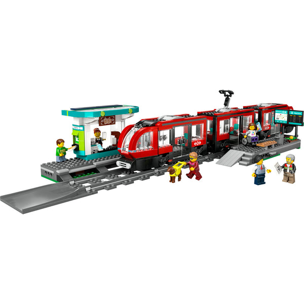 LEGO City 60423 — Statie și tramvai in centrul orasului – imagine 4