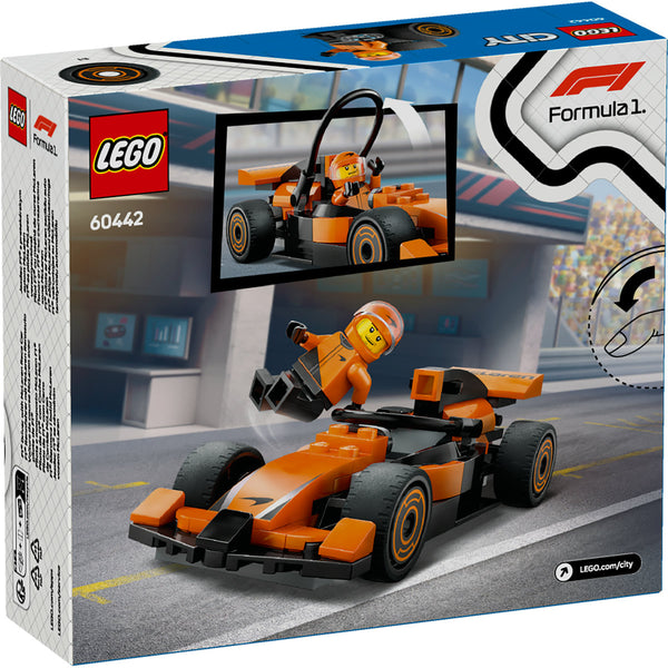 LEGO City 60442 — Pilot F1 cu masina de curse McLaren – imagine 3