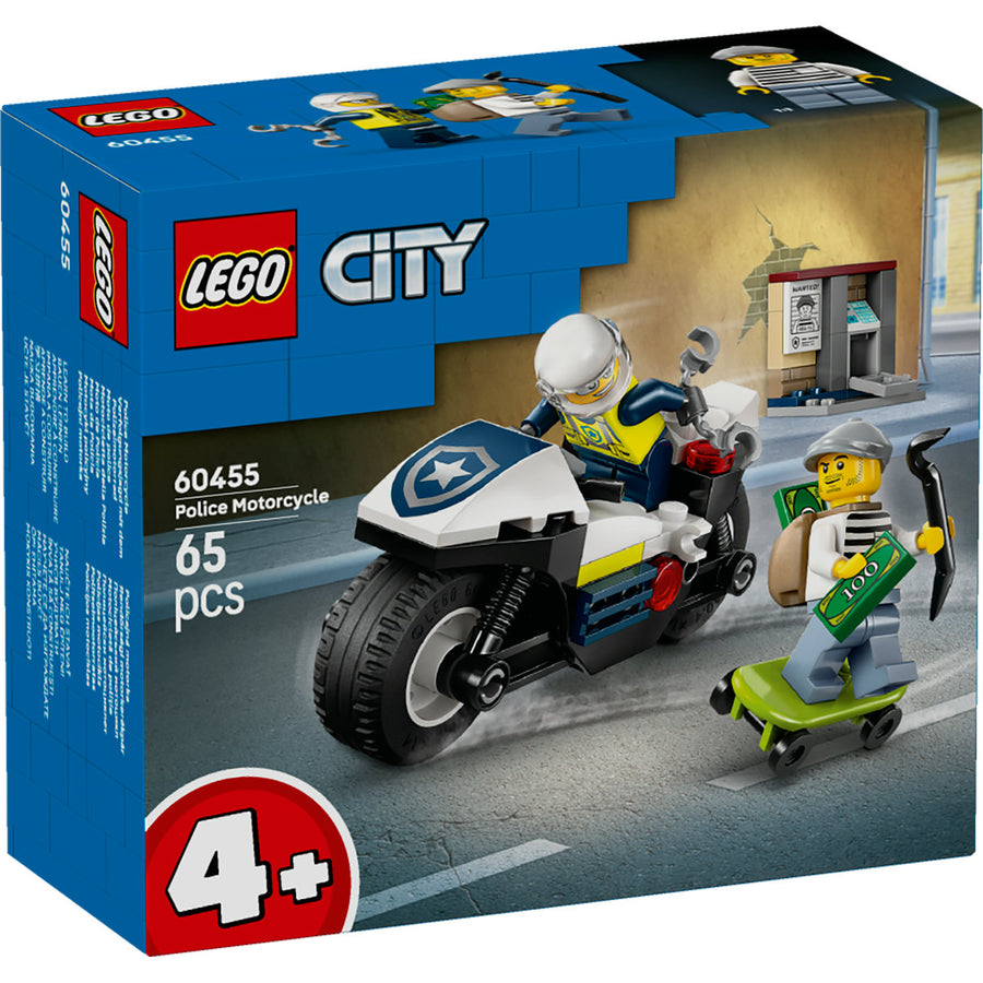 LEGO City 60455 — Urmărire cu motocicleta de poliție – imagine 2
