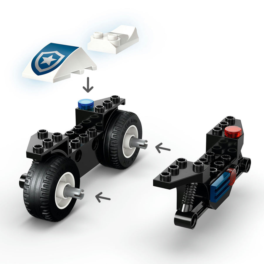 LEGO City 60455 — Urmărire cu motocicleta de poliție – imagine 4