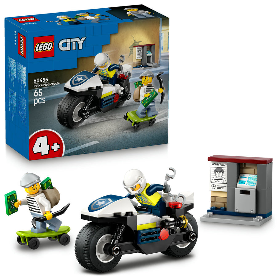 LEGO City 60455 — Urmărire cu motocicleta de poliție – imagine 1