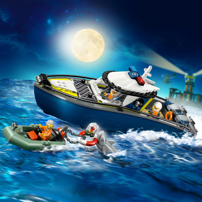 LEGO City 60456 — Urmărire cu barca de poliție – imagine 8