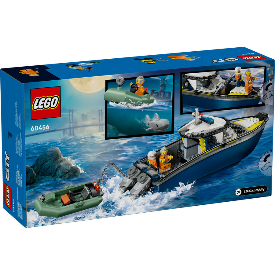 LEGO City 60456 — Urmărire cu barca de poliție – imagine 3