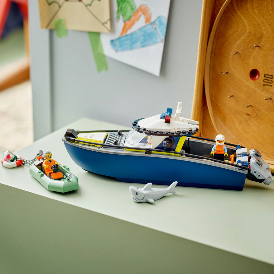 LEGO City 60456 — Urmărire cu barca de poliție – imagine 5