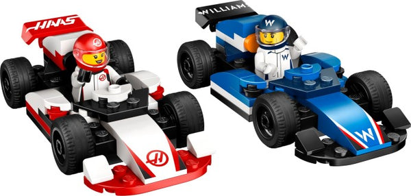 LEGO City 60464 — Masini de curse F1 Williams Racing și Haas F1