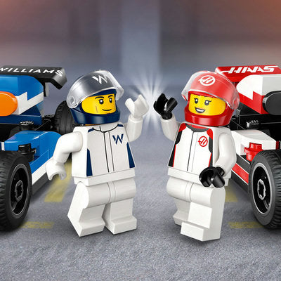 LEGO City 60464 — Masini de curse F1 Williams Racing și Haas F1 – imagine 9
