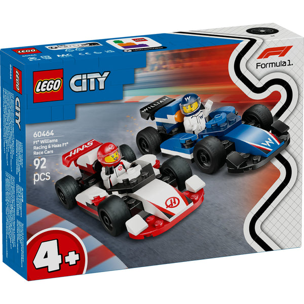 LEGO City 60464 — Masini de curse F1 Williams Racing și Haas F1 – imagine 2