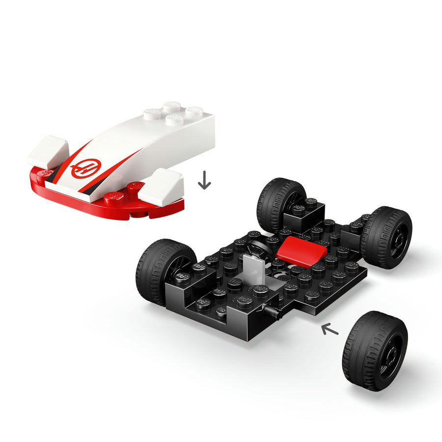 LEGO City 60464 — Masini de curse F1 Williams Racing și Haas F1 – imagine 4