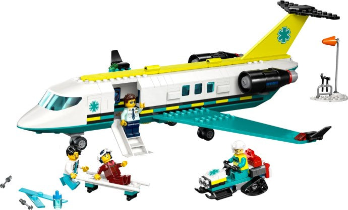 LEGO City 60465 — Avion-ambulanță pentru urgențe