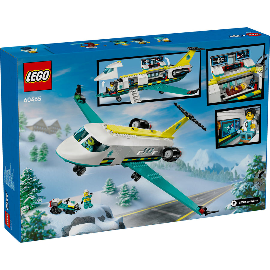 LEGO City 60465 — Avion-ambulanță pentru urgențe – imagine 3