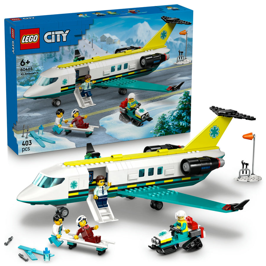 LEGO City 60465 — Avion-ambulanță pentru urgențe – imagine 1
